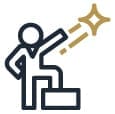 Icon für Führungskräfte-Programm: Achtsam führen und Resilienz im Unternehmen stärken.
