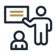Icon für Workshop-Reihe im Stressmanagement.